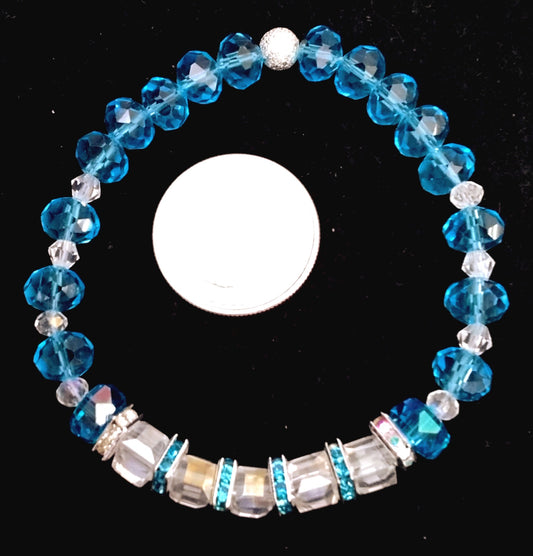 Azul Glass Crystal Bracelet
