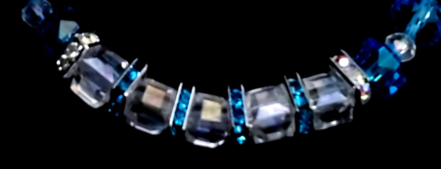Azul Glass Crystal Bracelet