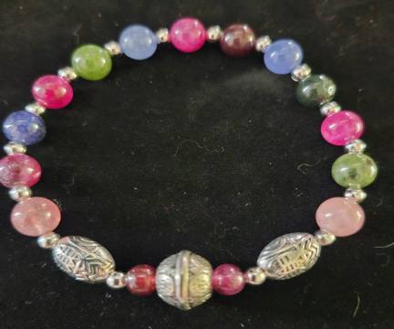 Colorful Tourmaline Bracelet