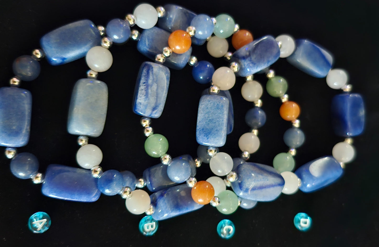 Aventurine & Blue Quartz Bracelets