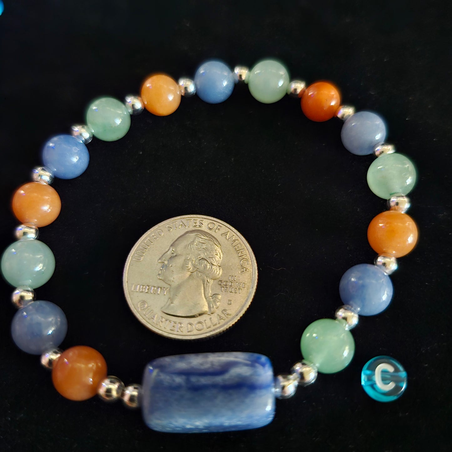 Aventurine & Blue Quartz Bracelets