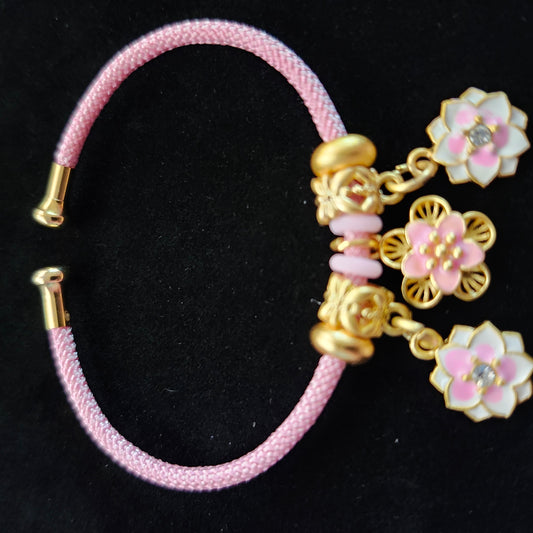 Sweet Pink Add-a-Bead Bracelet