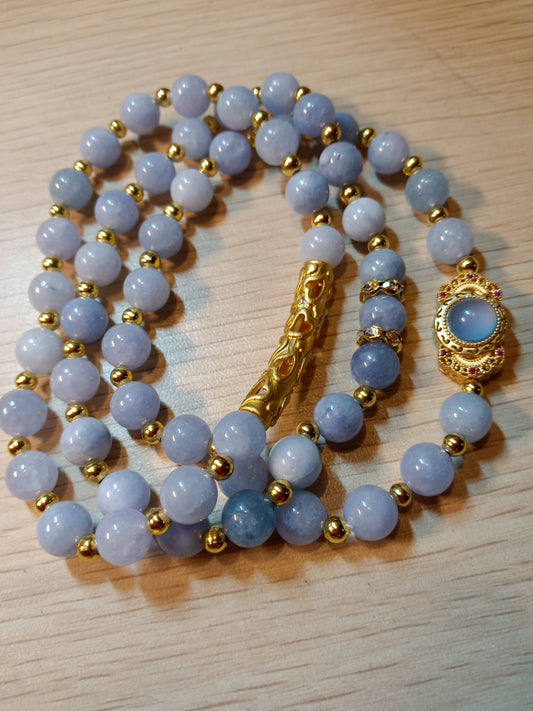 Aquamarine 3-piece Bracelet Set