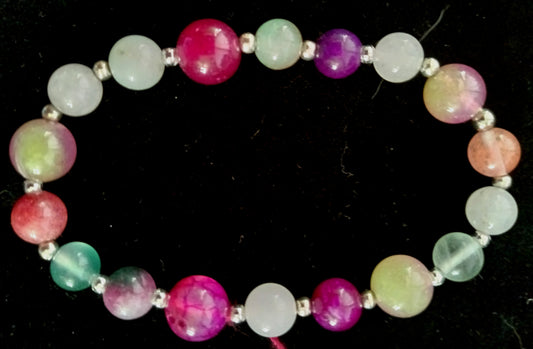 Colorful Agate Bracelet B